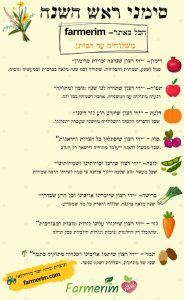 מגוון פירות וירקות טריים מהחקלאי