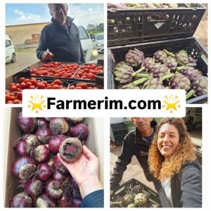 תוצרת אורגנית טרייה מהחקלאי