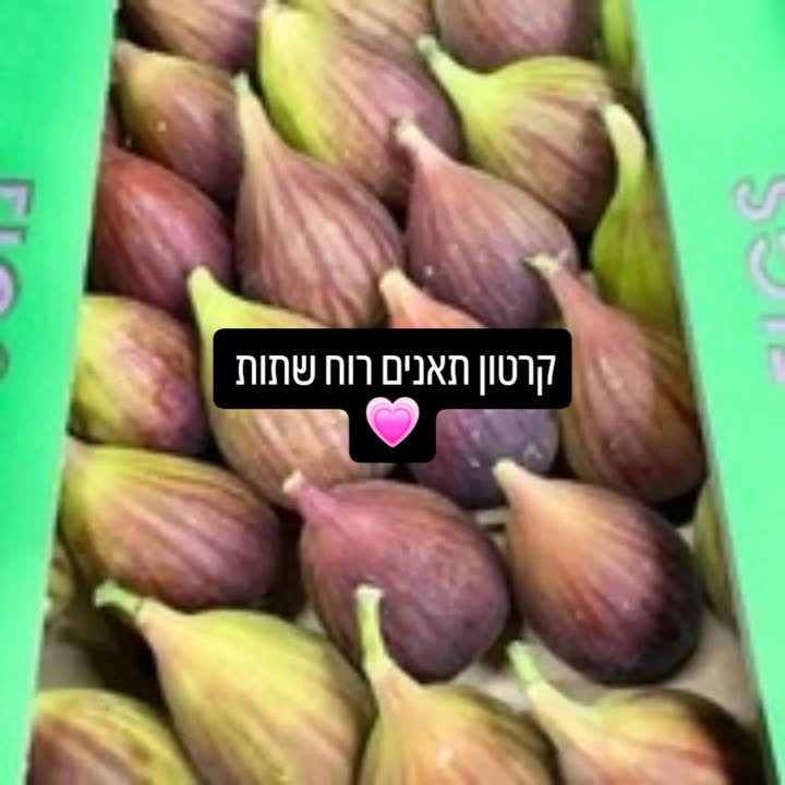 קרטון תאנים טריות במשקל 2 ק״ג